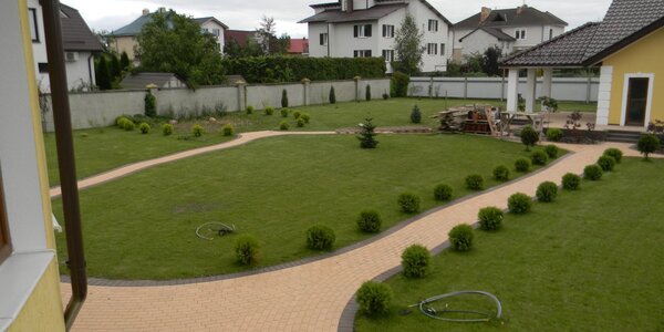 Вид с окна второго этажа.