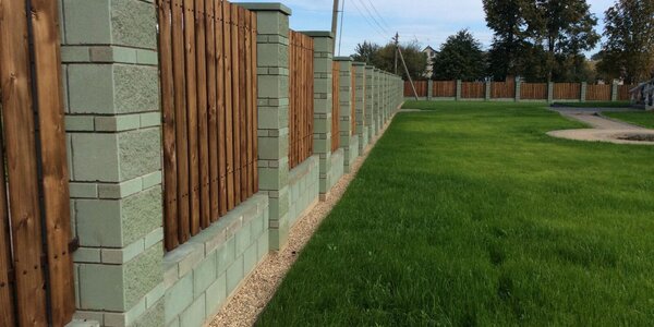 Установка забора