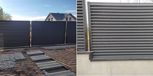 Забор жалюзи