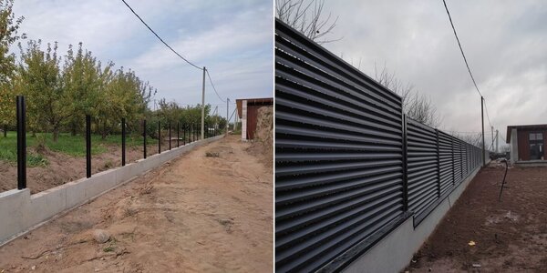 Забор жалюзи